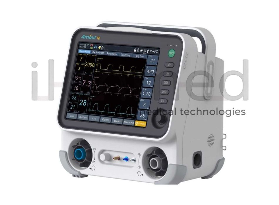 Турбинный многофункциональный аппарат ИВЛ T6 высокого класса