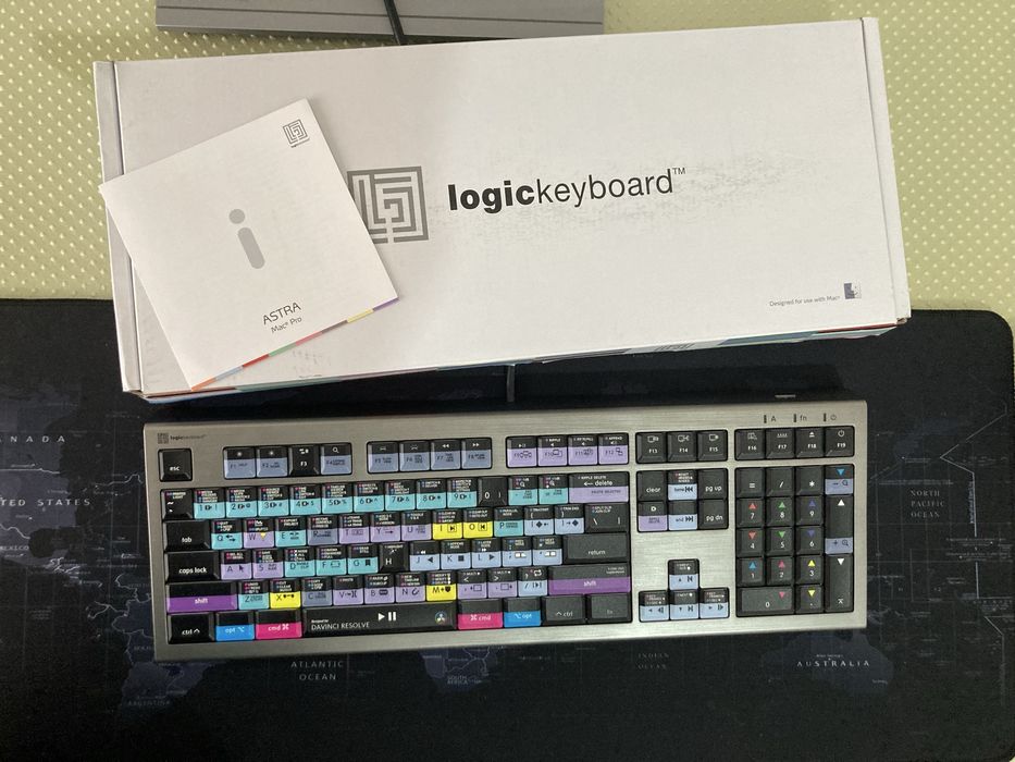 LogicKeyboard Astra-2 Davinci Resolve for Mac • Klavatura