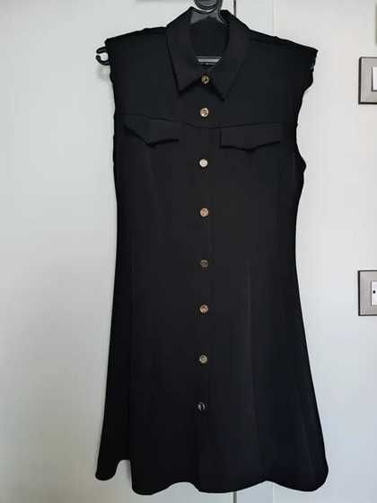 ZARA – 2 елегантни рокли XS/S – екрю и черна
