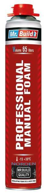 Полиуретановая монтажная пена под пистолет V65 Mr.Build