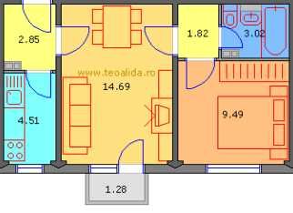 Apartament 2 camere - Viziru III