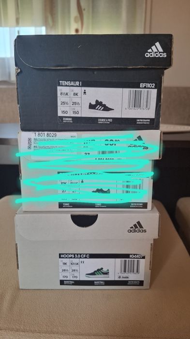 Продавам маратонки на Адидас/ Adidas за момче - 25 и 28 номер