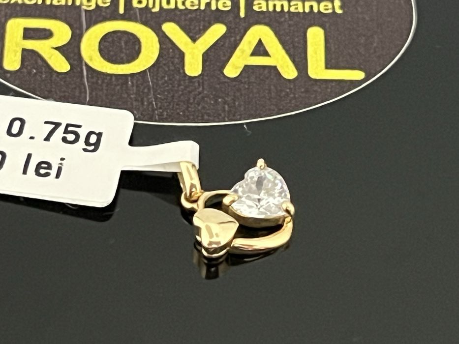 Bijuteria Royal CB : Pandant aur 14k  0,75 grame