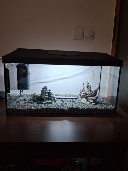 Vând acvariu  AQUAEL pești complet