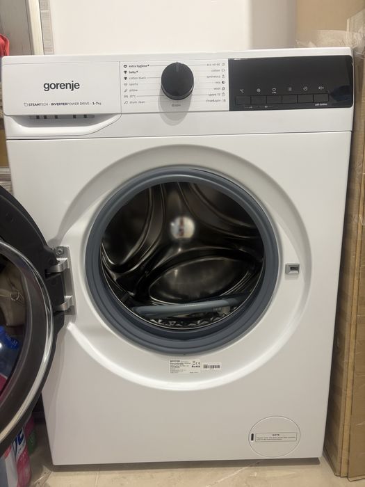 Почти нова пералня Gorenje Slim 7кг (Инверторна / Пара) – гр. София, Драгалевци