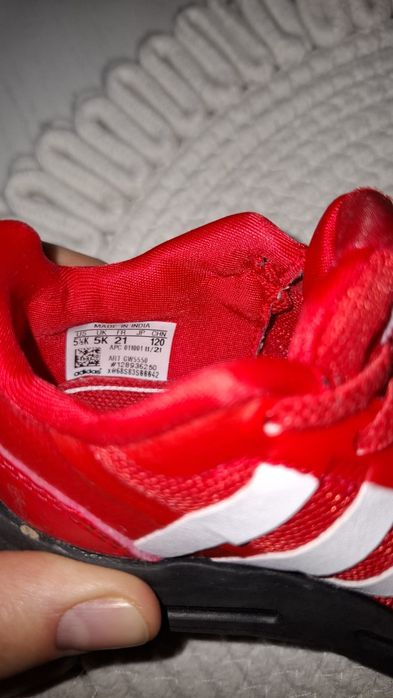 Adidași Adidas culoare roșie