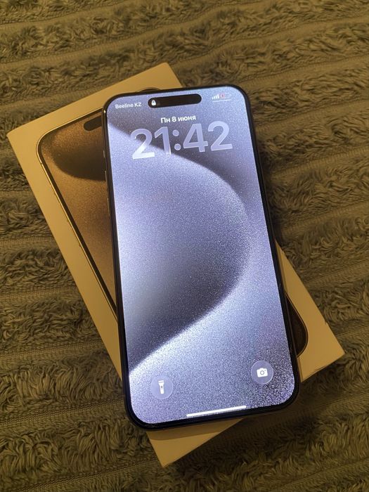 iPhone 15 Pro Max 512 GB, Titanium, 85% АКБ, не вскрывался