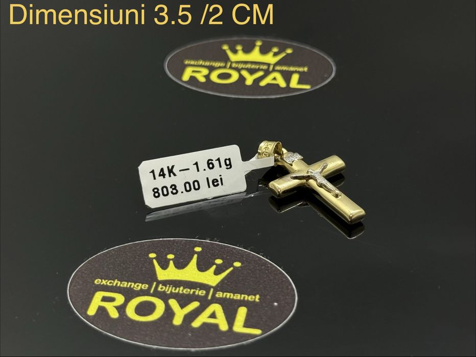 Bijuteria ROYAL : Pandantiv AUR 14K / 1.61 GR