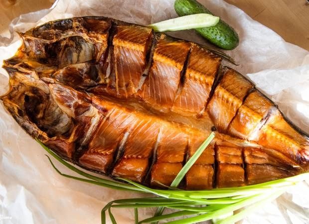 Высокого качества копчёная рыба