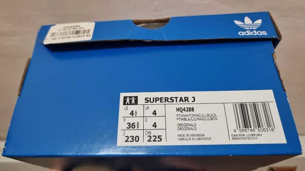 Дамски обувки   ADIDAS SUPERSTAR  размер  EU38 2/3