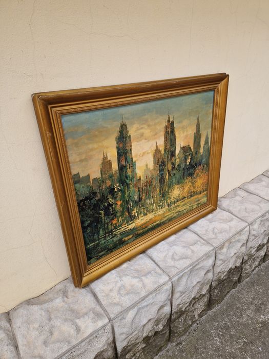 Страхотна авторска картина масло върху платно