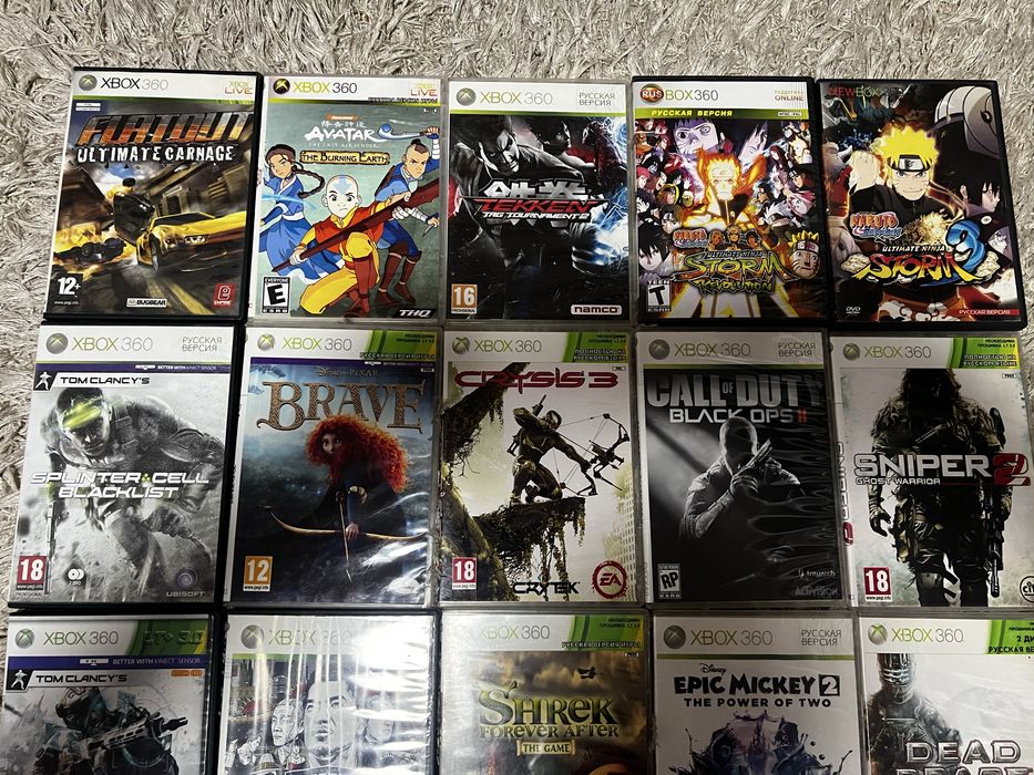 Диски на xbox360