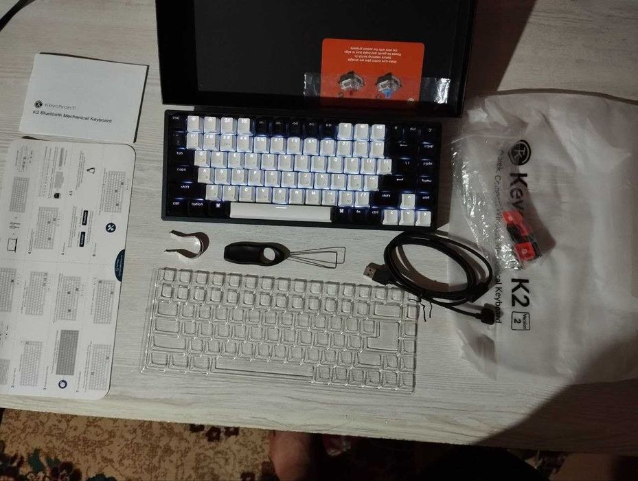 Mexanik klaviatura Keychron k2 blue switch [kelishtirim beraman]
