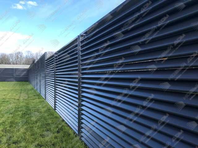 Забор жалюзи еврожалюзи