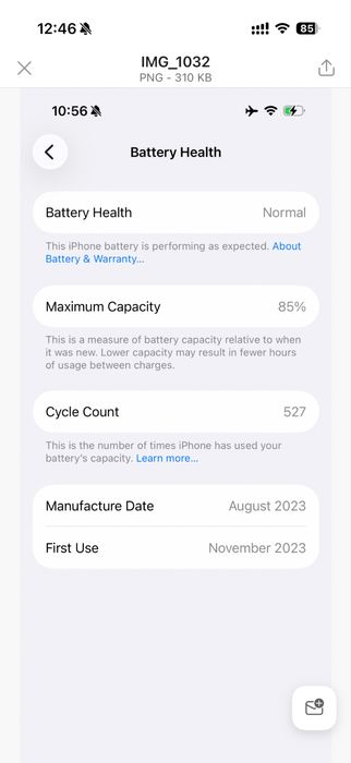 Iphone 15 Pro 128 GB Blue Titanium