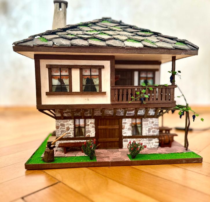 Възрожденска къща макет диорама