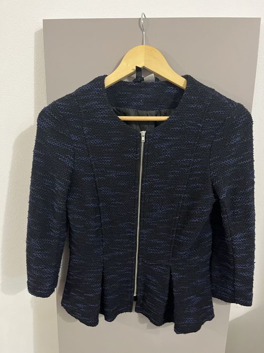 Sacou tip blazer cu fermoar