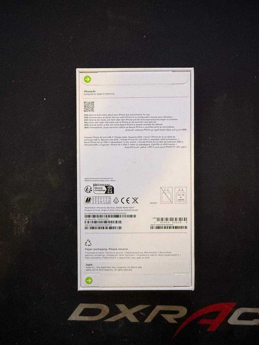 ЧИСТО НОВ iPhone Air – 256 GB – Sky Blue – НЕОТВАРЯН