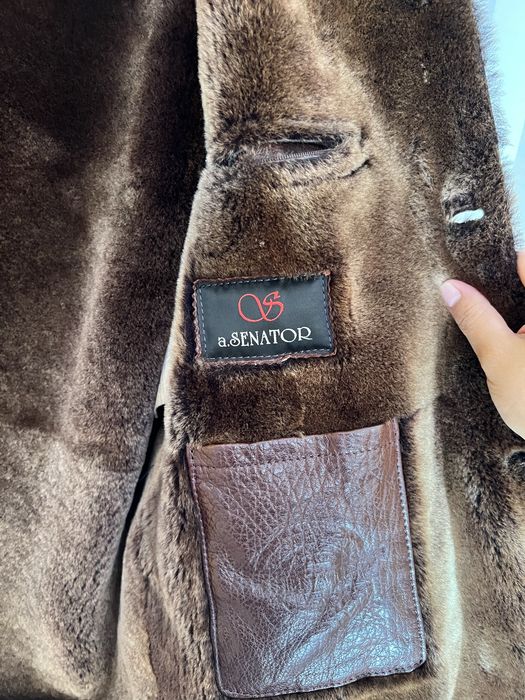 Дубленка зимняя теплая