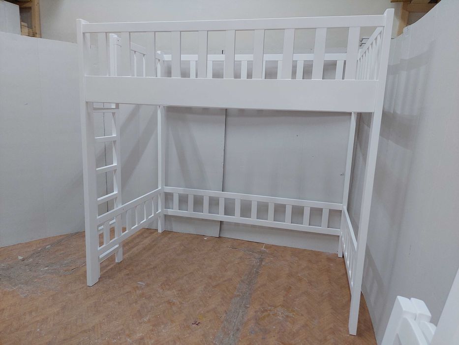 Pat etajat cu spatiu de joaca sau birou.Cod 1009