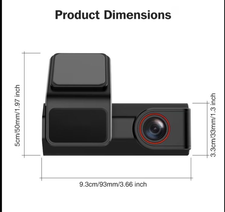 Camera auto de bord Full HD 1080P