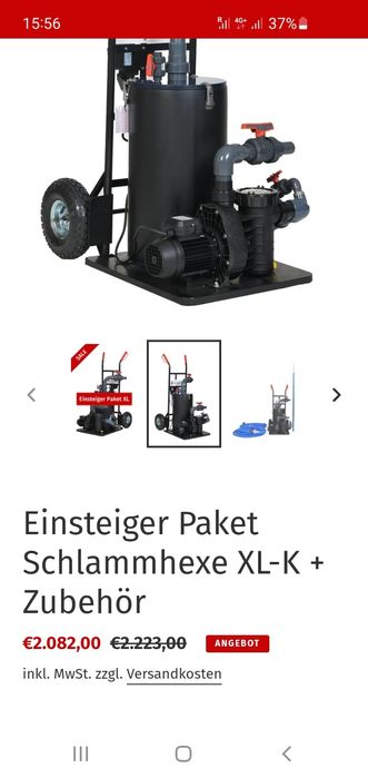 Aparat profesional curatat iazuri /helestee