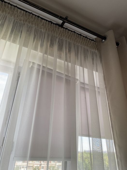 Шторы и тюли в зал