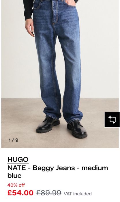 HUGO NATE Baggy jeans/мъжки дънки W34