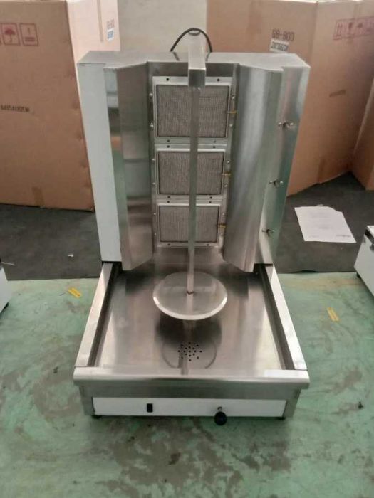 LICHIDARE STOC Aparat Kebab Rotisor Shaorma 3, 4 ,5 arzatoare inox NOU