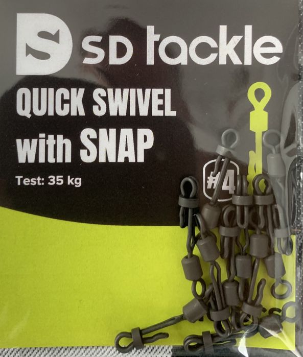 SD tackle Вирбел бърза връзка със закачване/ QUICK SWIVEL with SNAP #4