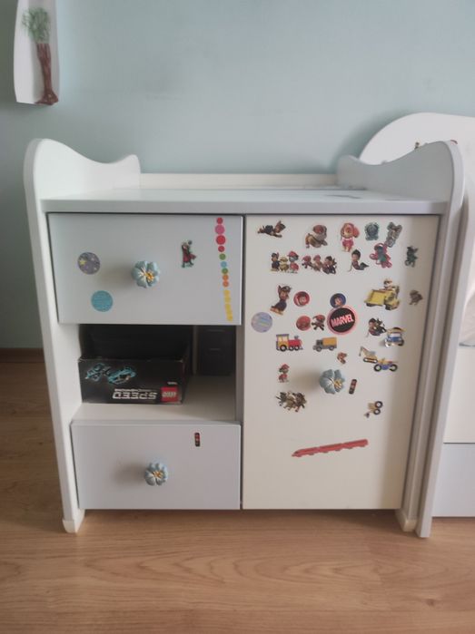 Легло, гардероб и скрин Lorelli + матрак