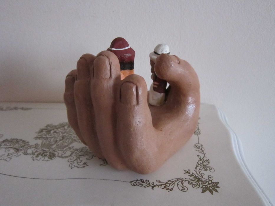 cadou rar Craciun America de Sud Scena Nasterii handmade Peru 1970