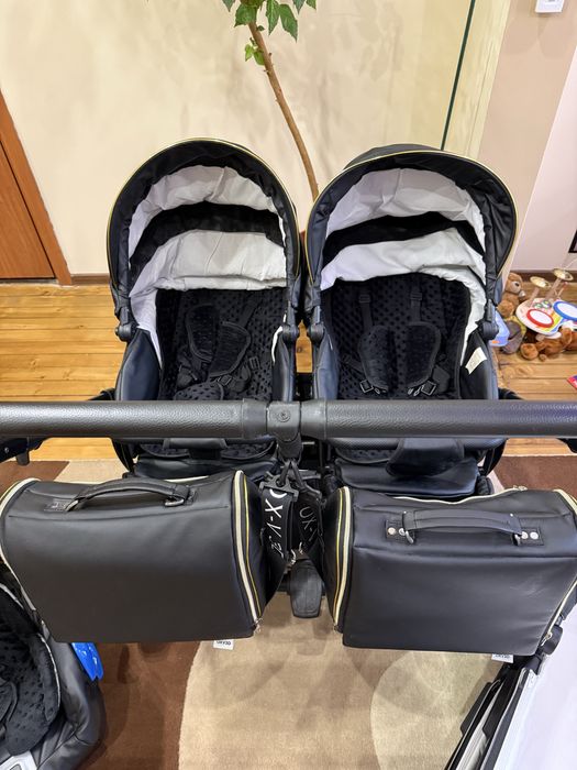 Количка за близнаци 3in1 Adbor Duo Lux 3D