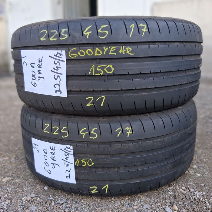 2×225/45/17 VARA.GOODYARE 2021.Stare excelenta.