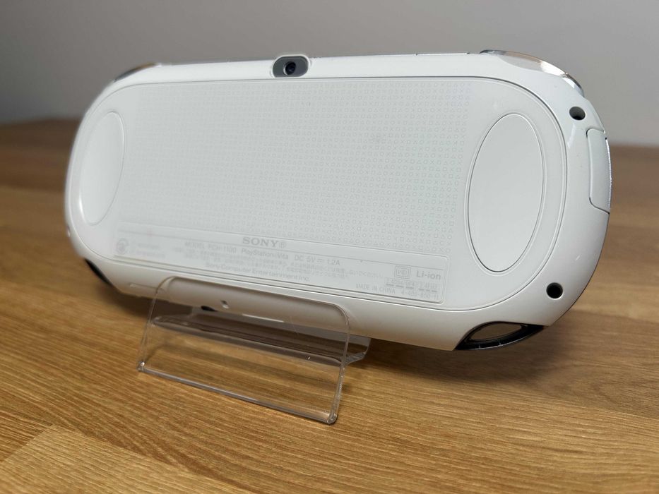 PS Vita OLED Crystal White modată — 128GB, ecran superb | Japonia