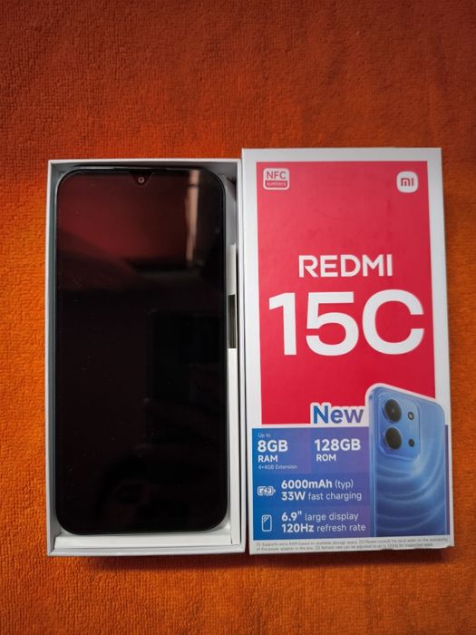 Telefon mobil Xiaomi Redmi 15C 128GB 4GB RAM Dual Sim 4G Green