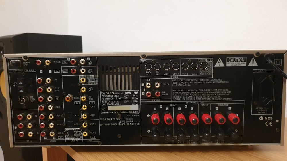 Av receiver  Denon AVR-1802