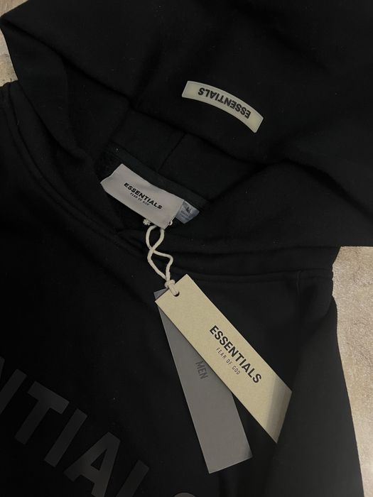 Essentials черно худи