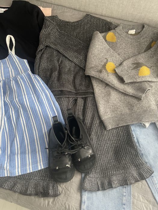 Одежда на девочку б/у 4-6 лет