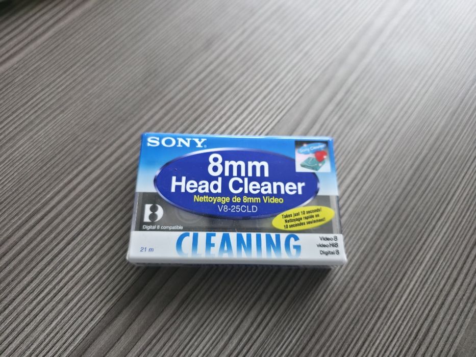 Почистваща касета за главите на видеокамери Sony Hi8 / Digital8 / 8mm