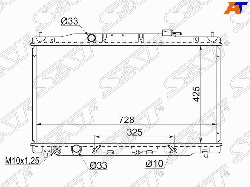 Радиатор Honda Cr-v