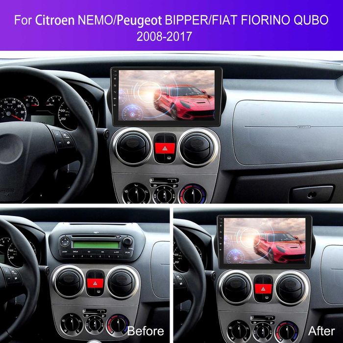 Мултимедия Android за Citroen Stepwgn Nemo Peugeot Bipper Fiat Fiorino