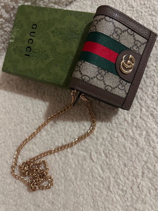 Мини чантичка портмоне на марката Gucci