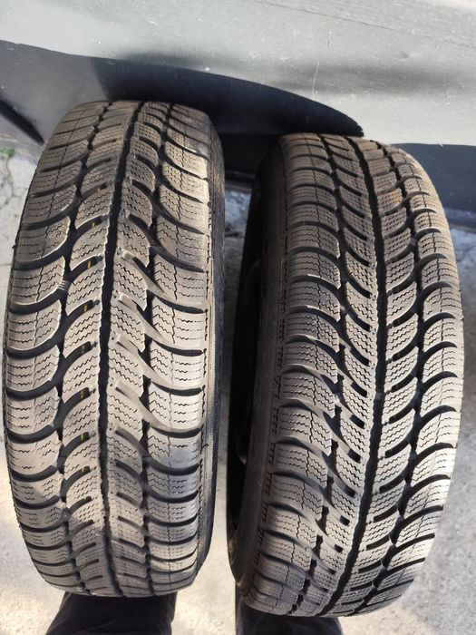 Set 4 jante 4x100 de tabla cu anvelope de iarna M+S 165 65 r15 / Opel Dacia