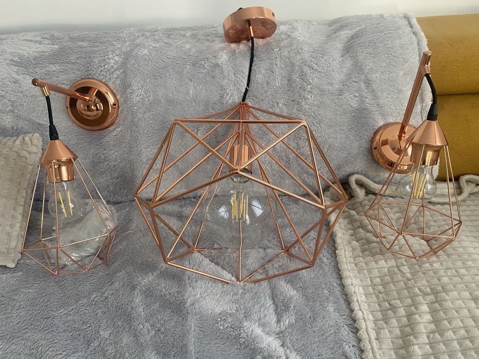 Set Lustra Pendul tavan si perete