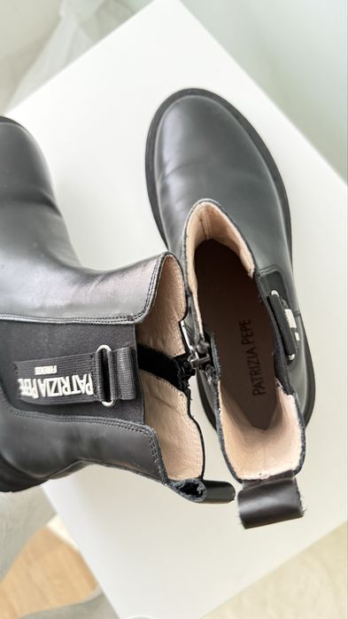 Боти Patrizia Pepe естествена кожа