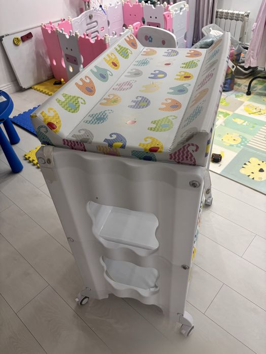 Masa Mappy Smart 2 in 1, pentru înfășat bebe, cu cădiță inclusa