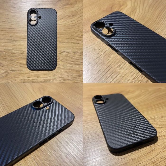 Ултра тънък карбонов кейс iPhone 16 16 Pro 16 Pro Max 16 Plus 15 Pro