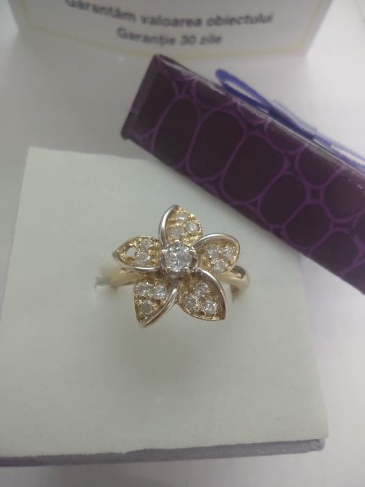 Inel floare StarAmanet (efn)