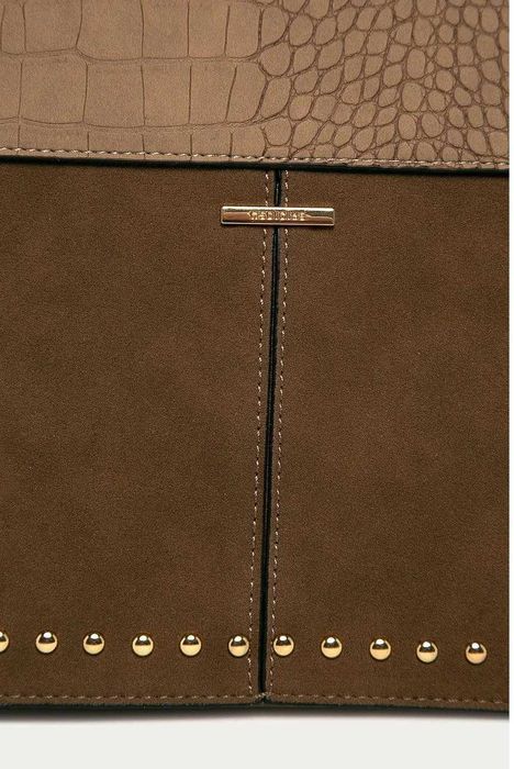 Geantă piele ecologică de mână din colecția Medicine - maro